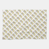 Lente vakantie paashaas keukenhanddoeken (Horizontaal)