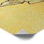  Lente van Alphonse Mucha Poster (Hoek)