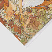 Lente van Alphonse Mucha Tissuepapier (Detail)