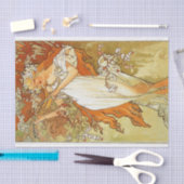 Lente van Alphonse Mucha Tissuepapier (Craft)