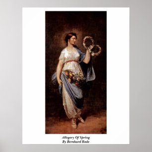 Lente van Bernhard Rode Poster