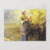 Lente van Daniel Ridgway Knight Briefkaart (Voorkant)