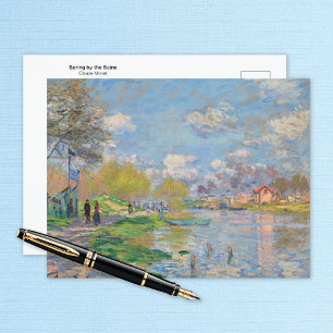 Lente van de Seine Claude Monet Briefkaart