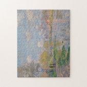 Lente van de Seine door Claude Monet Legpuzzel (Verticaal)