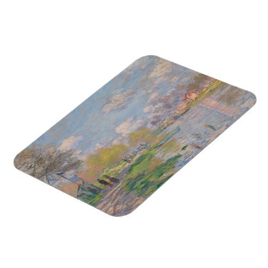 Lente van de Seine door Claude Monet Magneet (Linkerzijde)