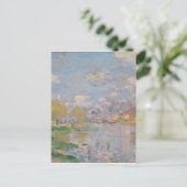 Lente van de Seine door Monet Impressionist Briefkaart (Staand voorkant)