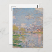 Lente van de Seine door Monet Impressionist Briefkaart (Voorkant / Achterkant)