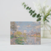 Lente van de Seine door Monet Impressionist Briefkaart (Staand voorkant)