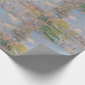 Lente van de Seine door Monet Impressionist Cadeaupapier (Hoek)