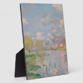 Lente van de Seine door Monet Impressionist Fotoplaat (Zijkant)