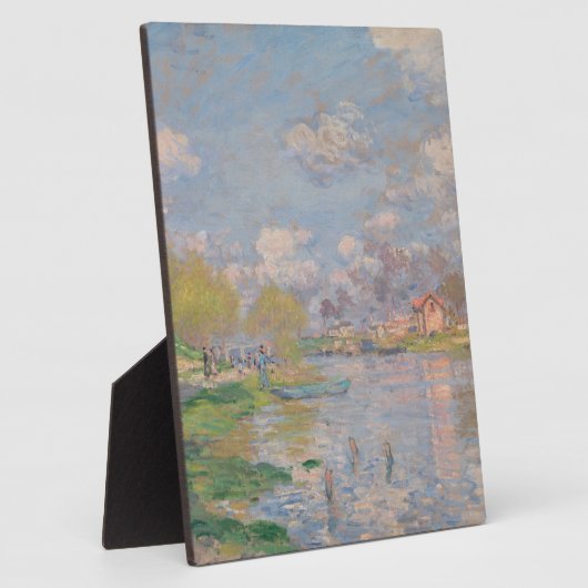 Lente van de Seine door Monet Impressionist Fotoplaat (Zijkant)