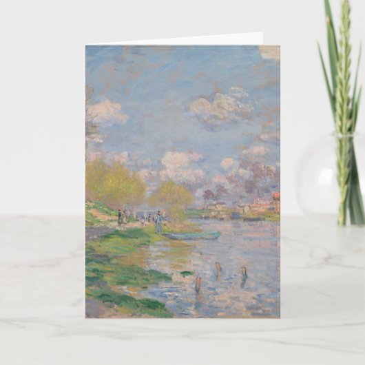 Lente van de Seine door Monet Impressionist Kaart (Voorkant)