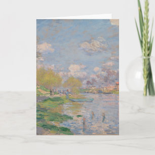 Lente van de Seine door Monet Impressionist Kaart
