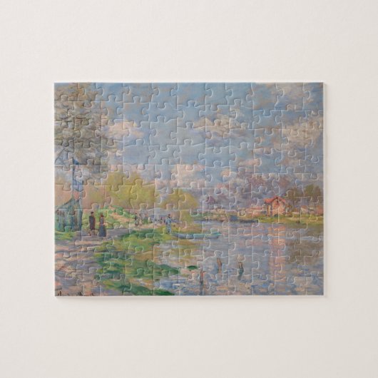 Lente van de Seine door Monet Impressionist Legpuzzel (Horizontaal)