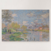Lente van de Seine door Monet Impressionist Legpuzzel (Horizontaal)