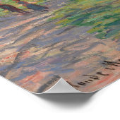 Lente van de Seine door Monet Impressionist Poster (Hoek)