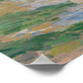 Lente van de Seine door Monet Impressionist Poster (Hoek)