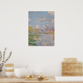 Lente van de Seine door Monet Impressionist Poster (Keuken)