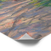 Lente van de Seine door Monet Impressionist Poster (Hoek)