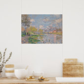 Lente van de Seine door Monet Impressionist Poster (Keuken)
