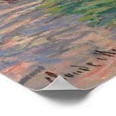 Lente van de Seine door Monet Impressionist Poster (Hoek)