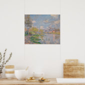 Lente van de Seine door Monet Impressionist Poster (Keuken)
