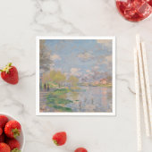 Lente van de Seine door Monet Impressionist Servet (Insitu)