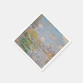 Lente van de Seine door Monet Impressionist Servet (Hoek)