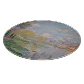 Lente van de Seine door Monet Impressionist Snijplank (Hoek)