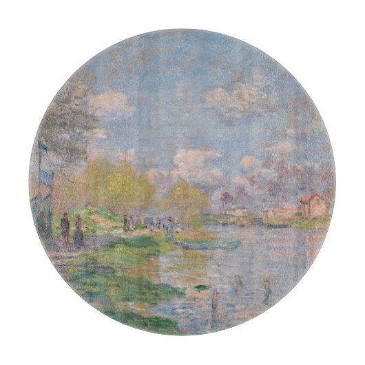 Lente van de Seine door Monet Impressionist Snijplank (Voorkant)