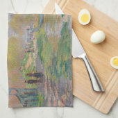 Lente van de Seine door Monet Impressionist Theedoek (Quarter Fold)