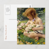 "Lente" van Franz Dvorak Briefkaart (Voorkant / Achterkant)