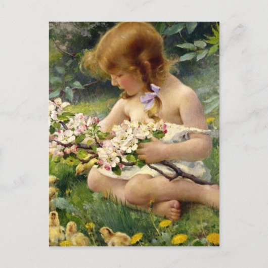 "Lente" van Franz Dvorak Briefkaart (Voorkant)