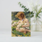 ‘Lente’ van Franz Dvorak Pasen Feestdagenkaart (Staand voorkant)