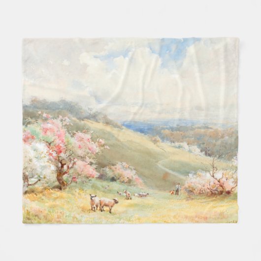  Lente van Joseph Rubens Powell Fleece Deken (Voorkant (Horizontaal))