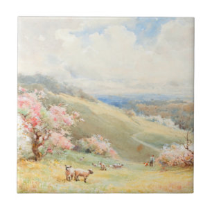 Lente van Joseph Rubens Powell Tegeltje