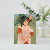 Lente van Mary Cassatt de ": Margot Standing in Briefkaart (Staand voorkant)