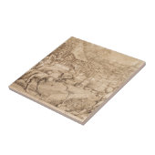 Lente van Pieter Bruegel de Ouder Tegeltje (Zijkant)