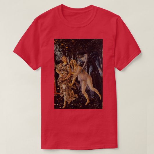 Lente van Sandro Botticelli detail 3 T-shirt (Design voorkant)