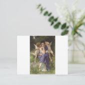 Lente van William-Adolphe Bouguereau Briefkaart (Staand voorkant)