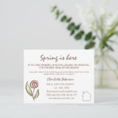 Lente Vastgoed Marketing Farming Briefkaart (Staand voorkant)