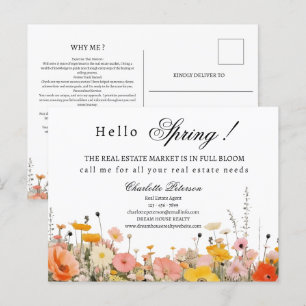 Lente Vastgoed Marketing of Prospectie Briefkaart