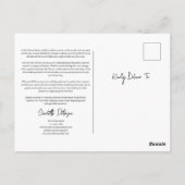 Lente Vastgoed Markt Briefkaart (Achterkant)