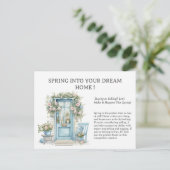 Lente Vastgoed Postkaart (Staand voorkant)
