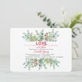 Lente Verdeel Uitnodiging (Staand voorkant)