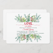 Lente Verdeelde Uitnodiging (Voorkant / Achterkant)