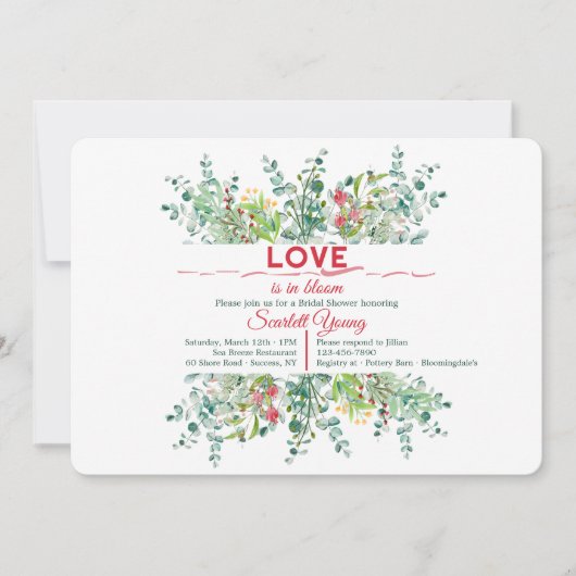 Lente Verdeelde Uitnodiging (Voorkant)