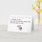 Lente Verjaardag Haiku Een Grappig Gelukkig Verjaa Kaart (Gele Bloem)