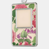 lente verzilverd omlijst ornament (Links)