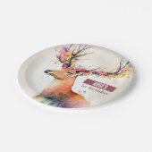 Lente vibes Herten - Verjaardagsfeest - Papieren Bordje (Gekanteld)